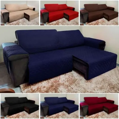 Capa Protetora Sofa Retratil Martelado 3Lgs Vera Lucia