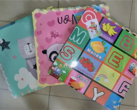 Tatame de Atividades Infantil EVA 4x60x60 Sortido MBL Import