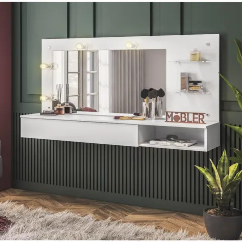 Camarim Penteadeira Suspensa Lumiere Mobler