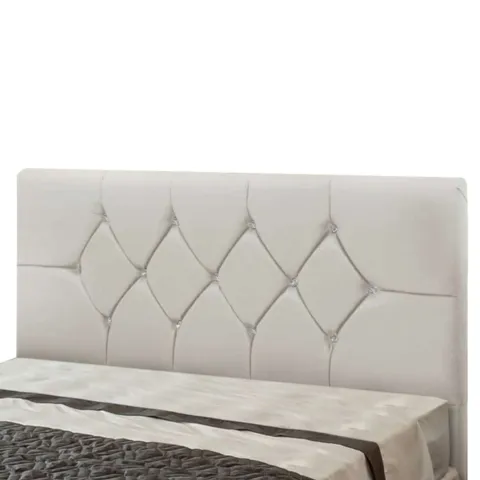 Cabeceira Queen Franca 160 Corino Branco 2500 SR Cabec