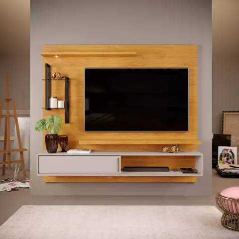 Painel Mila 180 Cedro.Bali DJ Moveis