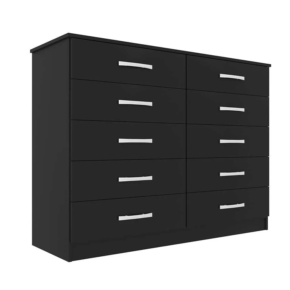 Comoda Macae.Parati 10G AS Moveis — Preto