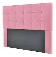 Cabeceira Queen Ana 160 SR Cabec — Veludo Suede - Rose