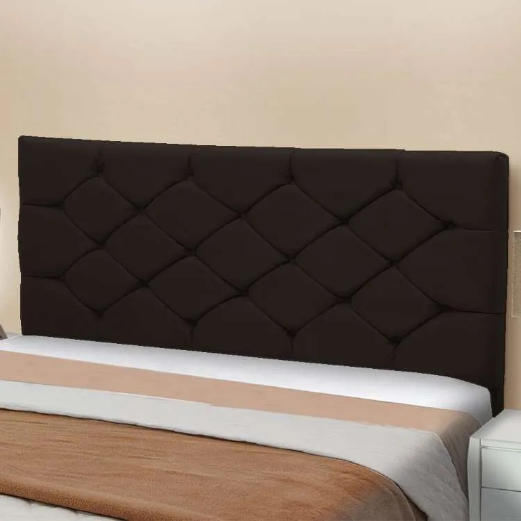 Cabeceira King Bony 195 SR Cabec — Veludo Suede Chocolate