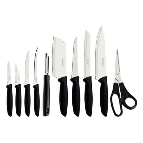 Jogo de Facas Inox 10 Pecas Plenus Preto Tramontina