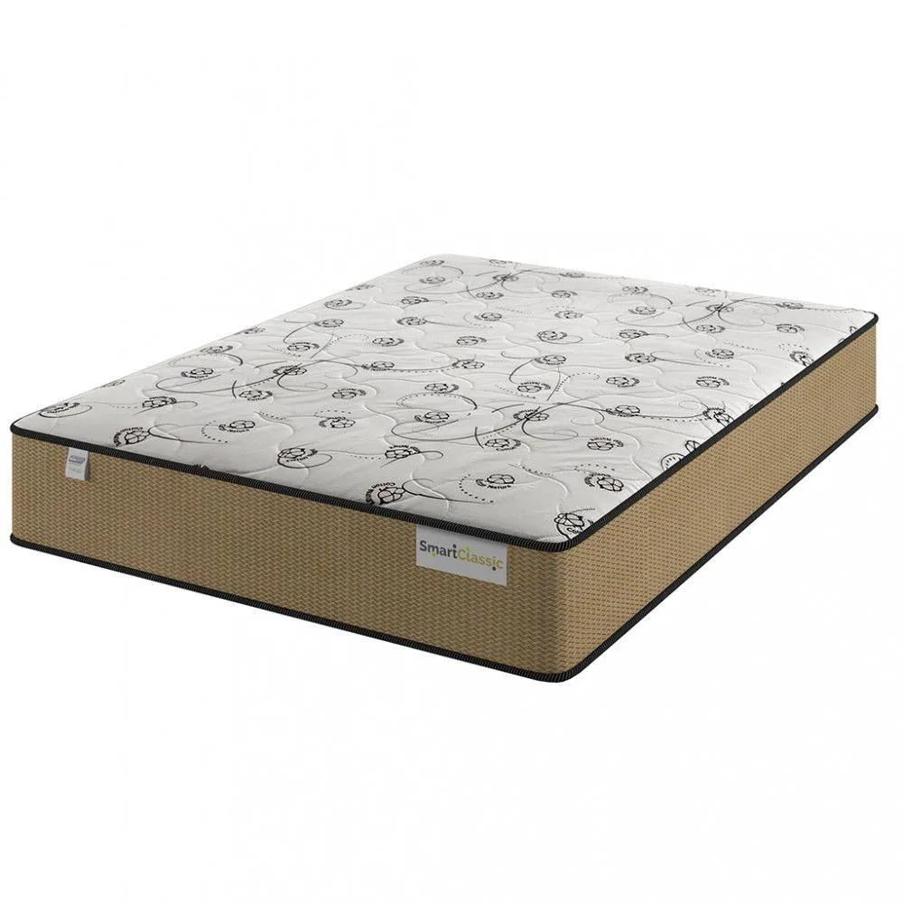 Colchao Casal Smart Classic Molas Ensacadas138x188x22 Bege Plumatex — Colchao Casal SmartClassic Bege