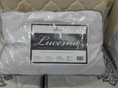 Travesseiro Lucerna Flocos de Visco 50x70 Eco Brasil