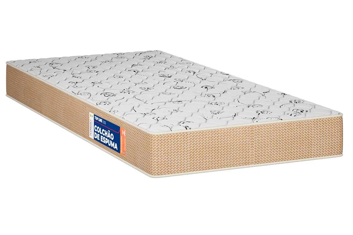 Colchao Solteiro Top Line D33 88x188x17 Plumatex — Colchao Solteiro Top Line 88x188x17