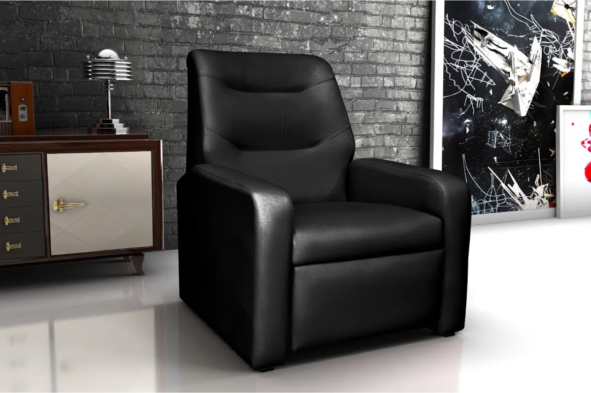 Poltrona do Papai D Prime Corino Bege 1000 D Salla — Corino/Preto 281