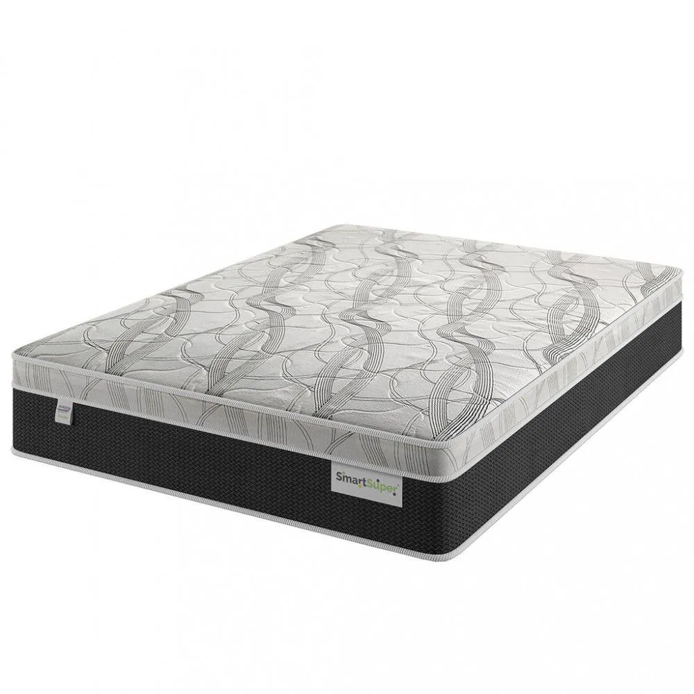 Colchao Queen SmartSuper Molas158x198x32 Plumatex — Colchao Queem SmartSuper Black