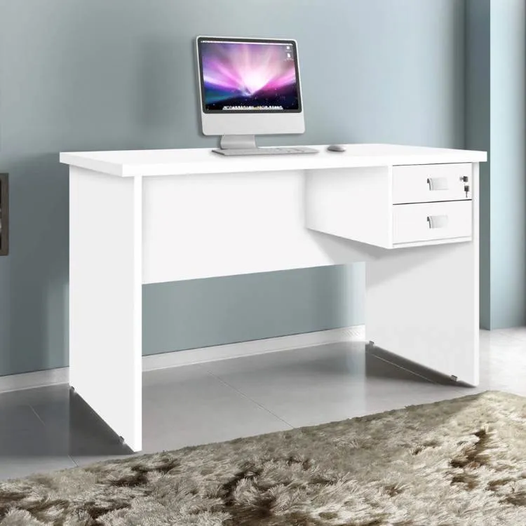 Escrivaninha Taurus 120 2G J&A Moveis — Branco