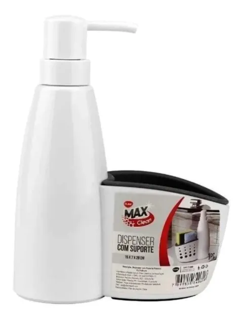 Dispenser com Suporte para Esponja Plastico Clink