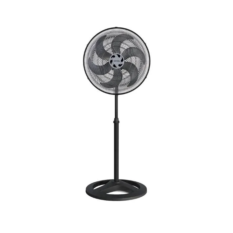 Ventilador Coluna Premium Turbo 6P 50cm 127v Preto.Bronze Ventisol — Ventilador Coluna Premium - Preto/Prata
