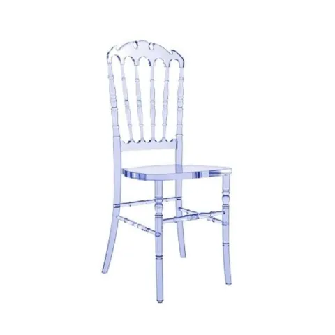 Cadeira Royal Cristal PC Transparente Emporio Tiffany