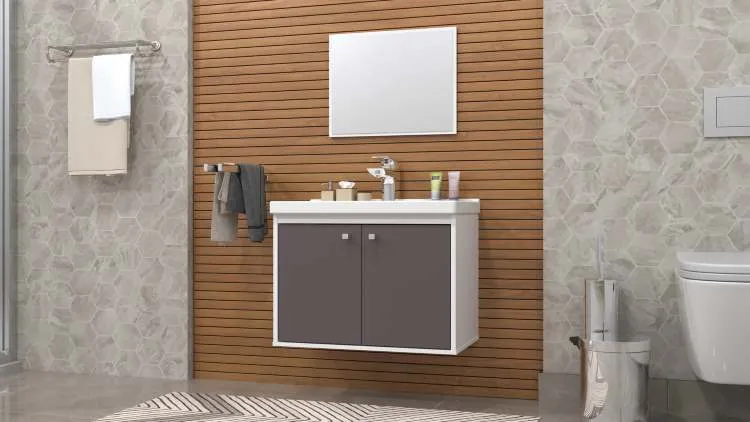 Conjunto Aster 2P Branco.Berlim Cerocha — Branco/Gianduia