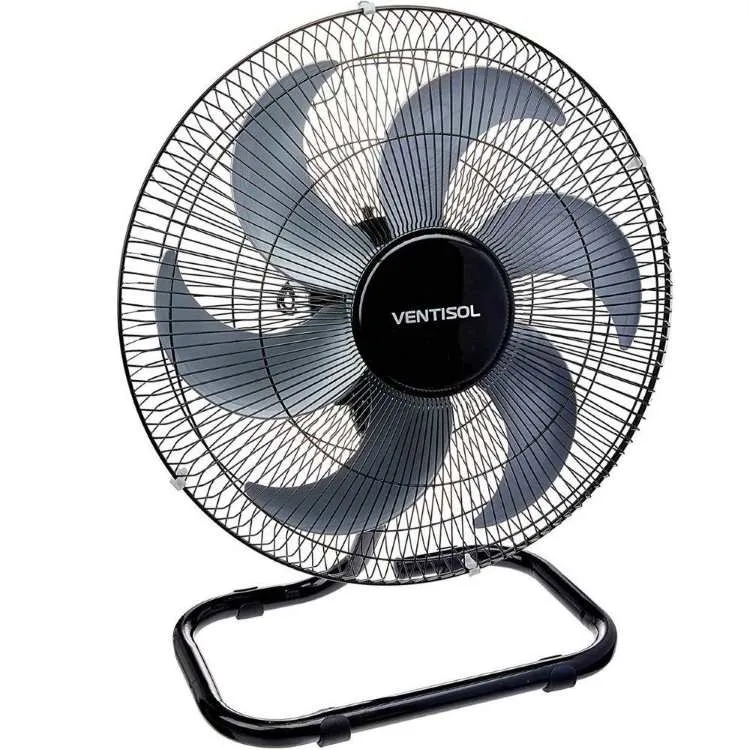 Ventilador Mesa Steel Premium 6P 50cm 127v Chumbo Ventisol — Chumbo/Preto