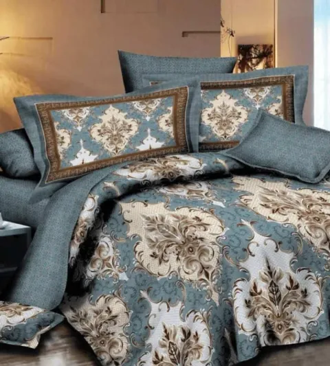Cobre Leito Casal 200x200 3Pcs Estampas Variadas FelizTextil