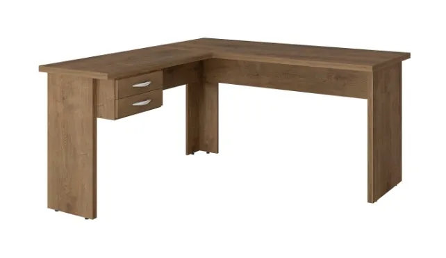 Mesa Turim 1400 em L 2G Incoflex — Carvalho