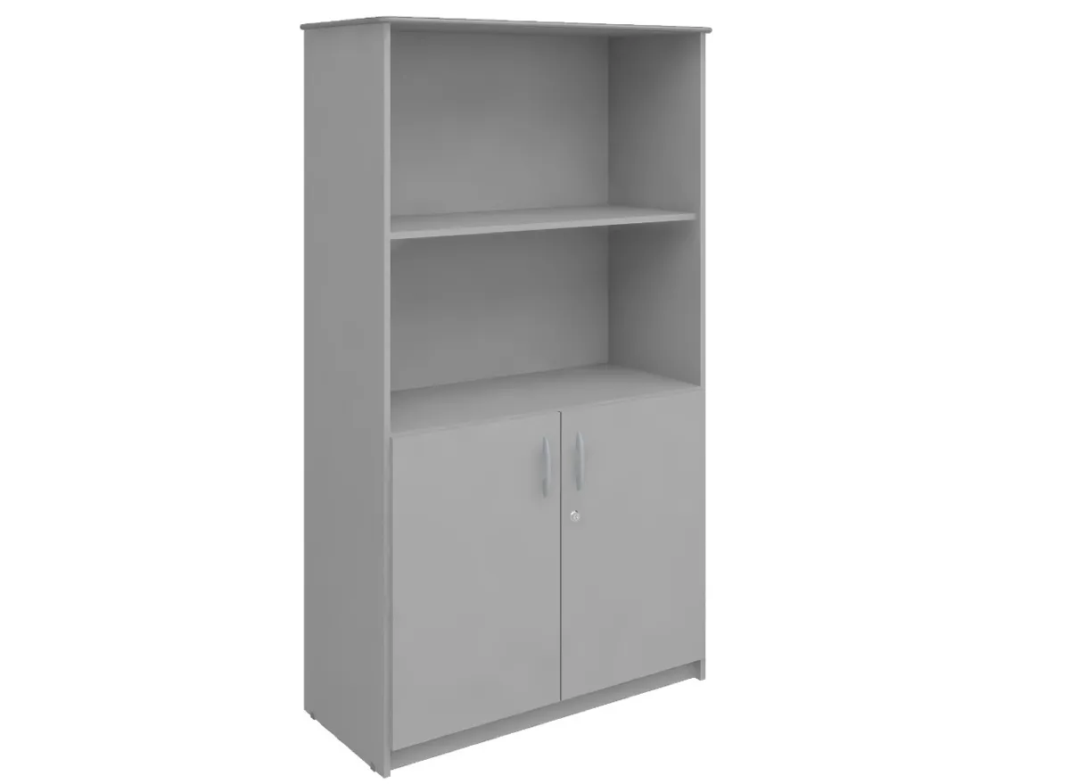 Kit Armario Semi Aberto 2 Portas Incoflex — Cinza
