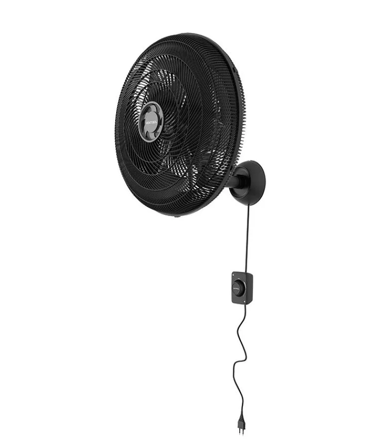 Ventilador Parede Premium Monta Facil 50cm 6P 127v Ventisol — Ventilador de Parede Premium - Preto
