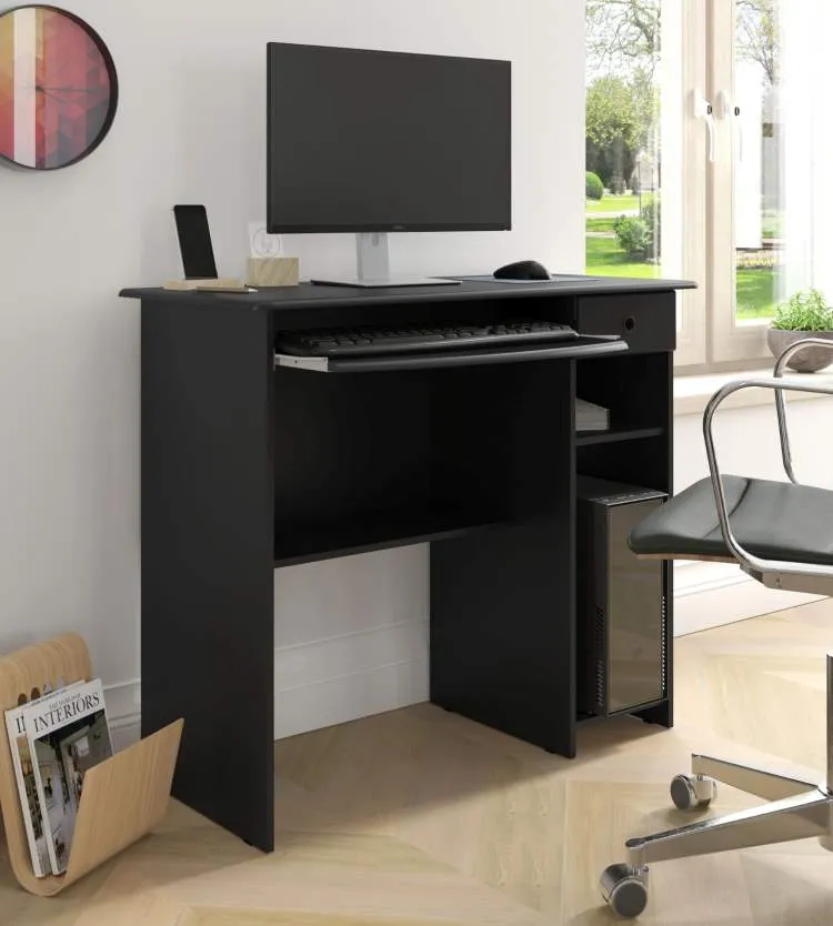 Mesa de Computador Viena EJ Moveis — Preto
