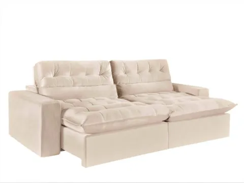 Estofado Retr Colorado 230 2x90 Bege Inca 02 Idealle
