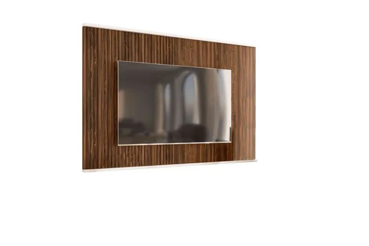 Painel Genesis 2.1 Palissandro.Branco Mobler — Painel 2.1 - Palisandro/Branco