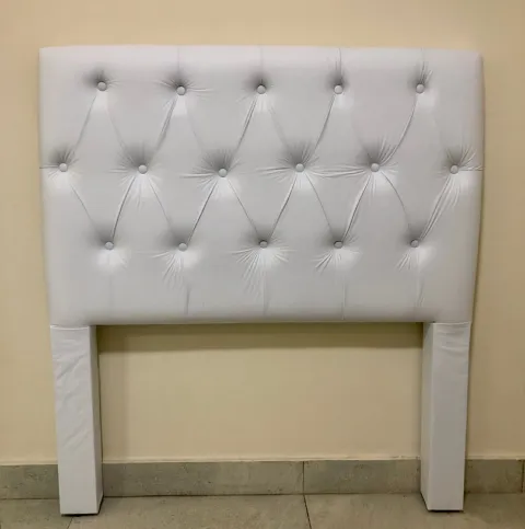 Cabeceira Solteirao Hera 110 Corino Branco SR Cabec