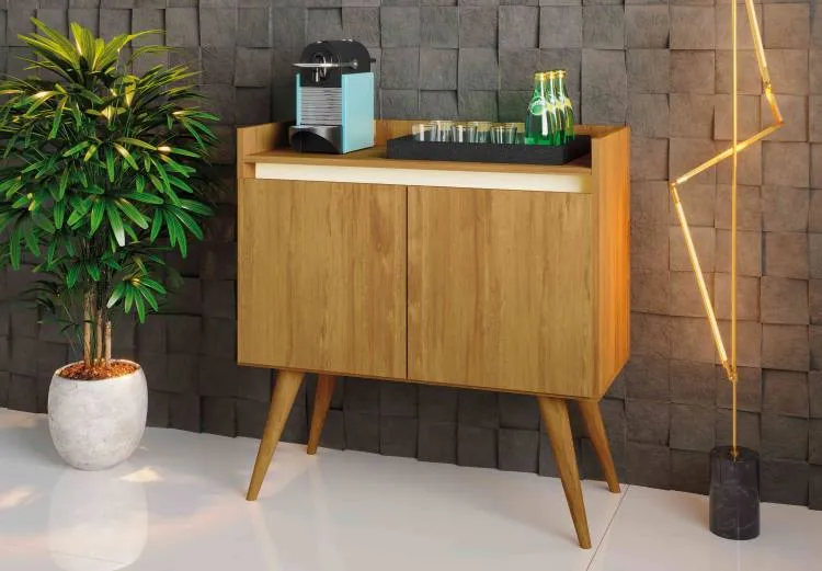 Buffet Gold 2P Cinza.Mel Primus — Mel/Pérola
