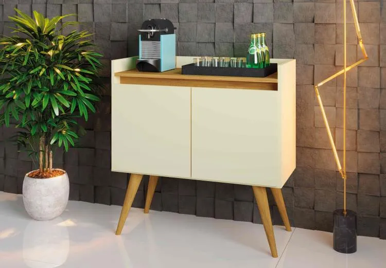 Buffet Gold 2P Cinza.Mel Primus — Pérola/Mel