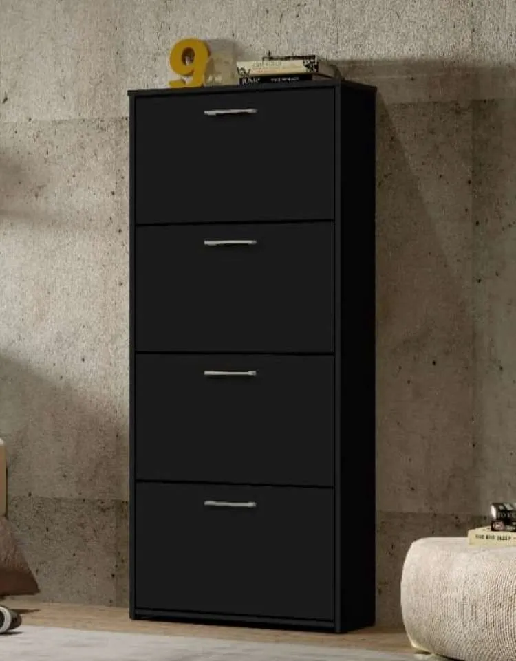 Sapateira Carol 4P J&A Moveis — Preto