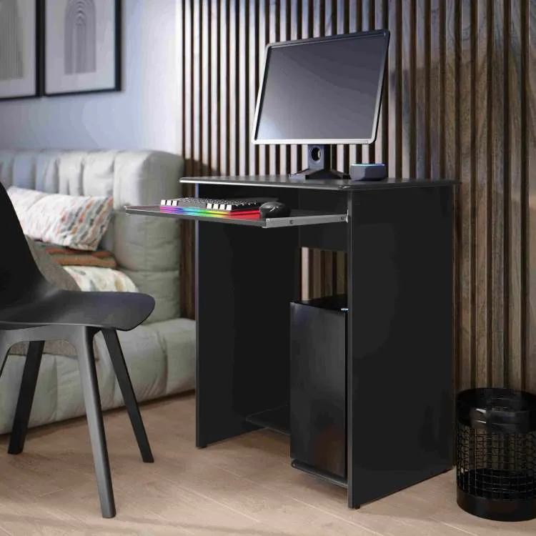 Mesa de Computador Pratica com Gaveta EJ Moveis — Preto