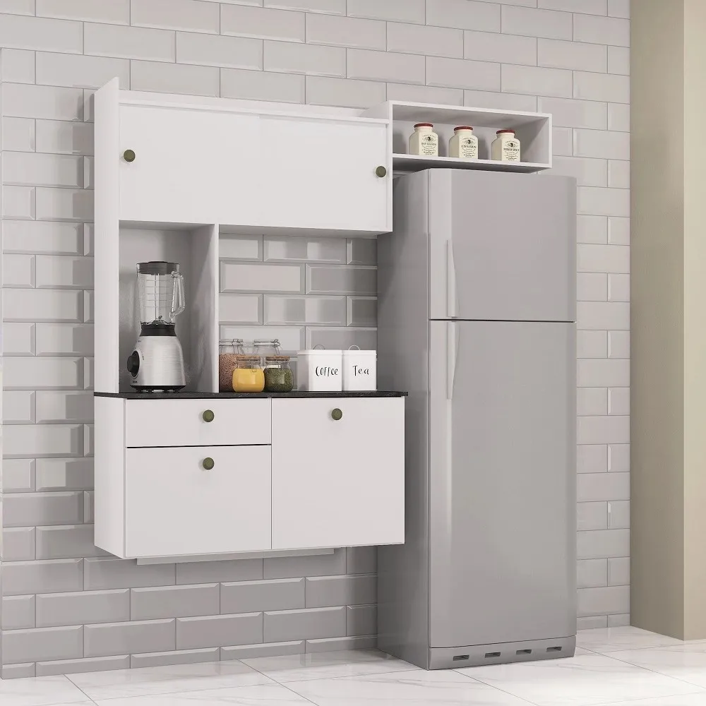 Cozinha Suspensa Lara 4P1G Visualiz Interior Poquema
