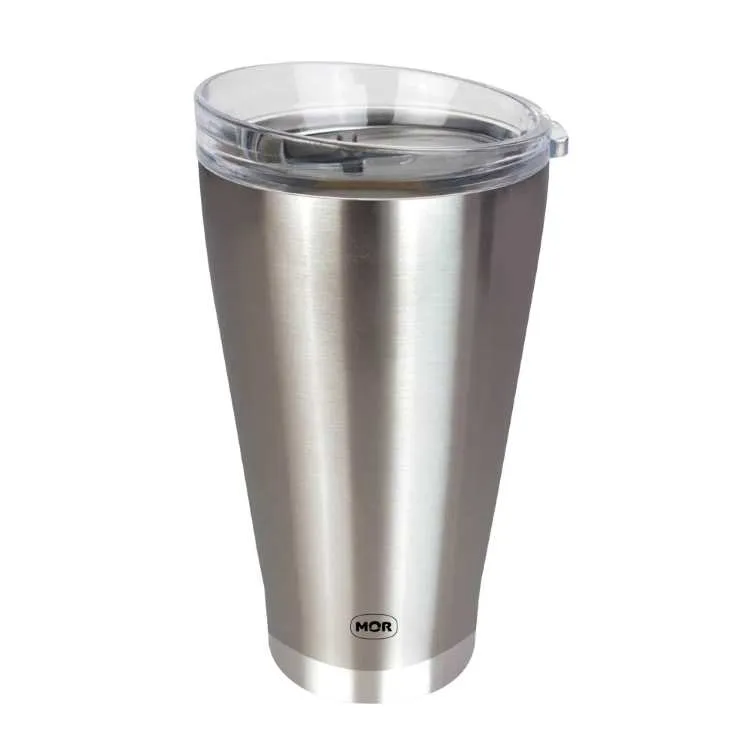 Copo Termico 400ml com Tampa Inox Metalurgica Mor — Copo Térmico Cerveja 700ml  c/ Tampa - Inox
