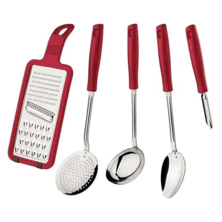 Utensilios Easy Inox Unidade a Escolha Preto Tramontina — Utensilios Easy Inox Verm Unidade a Escolher