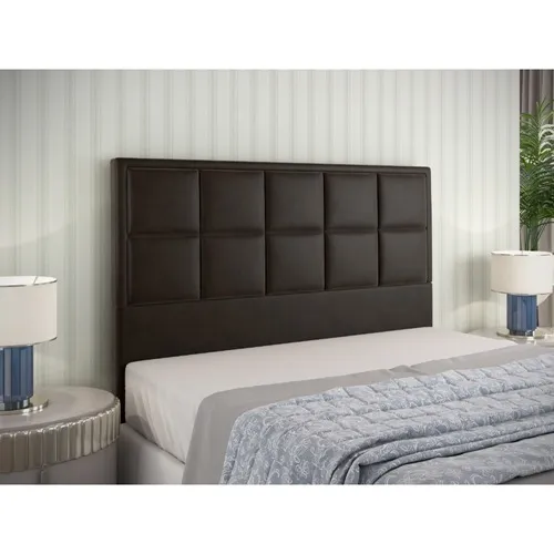 Cabeceira Queen Soft.Maite 160 Suede Marrom Viero — Cabec Queen Soft/Maite - Suede Marrom