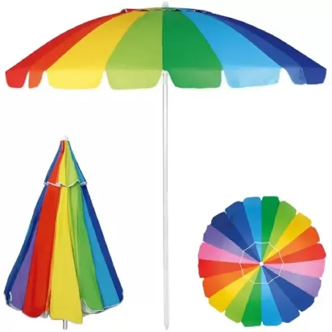 Guarda Sol Poliester 220 Rainbow Aluminio Mor