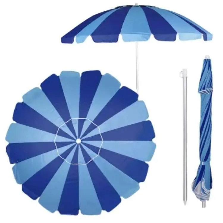 Guarda Sol Poliester 220 Rainbow Aluminio Mor — Guarda Sol 220 - Sky