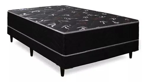 Colchobox Casal Orion Super Black138x188x52 SR Moveis — Colchobox Casal Orion Super Super Black