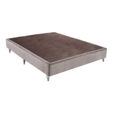 Base Sommier Casal 138x188x30 Camurca Bege Ortobom