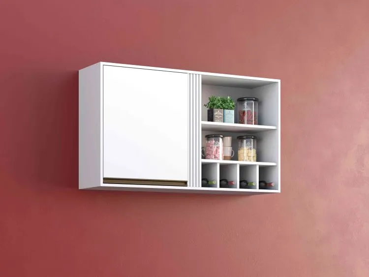 Aereo Geladeira Cozinha Perola 70 1N2G Branco Salleto — Aereo Perola 120 1P2N1G - Branco
