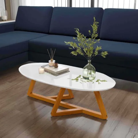 Mesa Centro Classic Branco.Nature Tebarrot