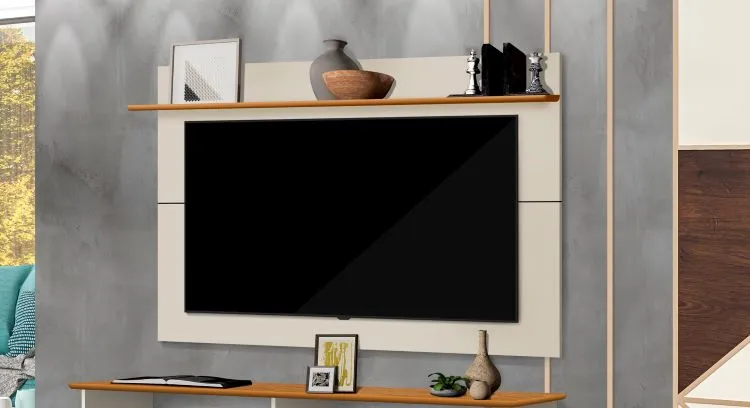 Painel Venus Branco.Nature Tebarrot — Off White / Nature