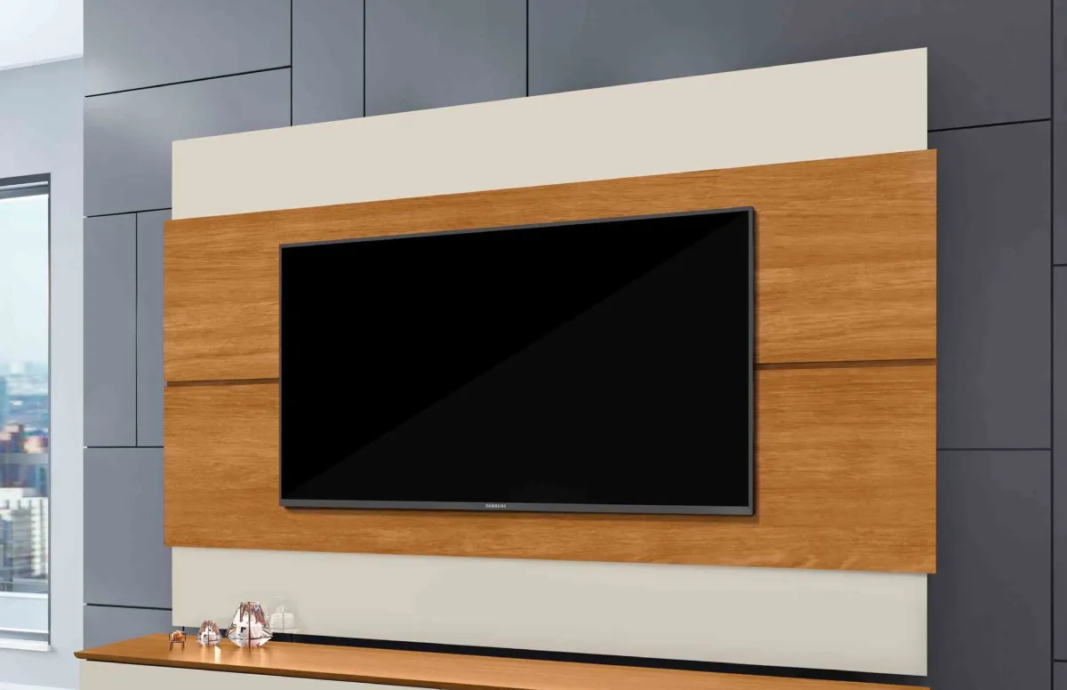 Painel Wall Limit 218 Branco Nature Tebarrot — Off White / Nature