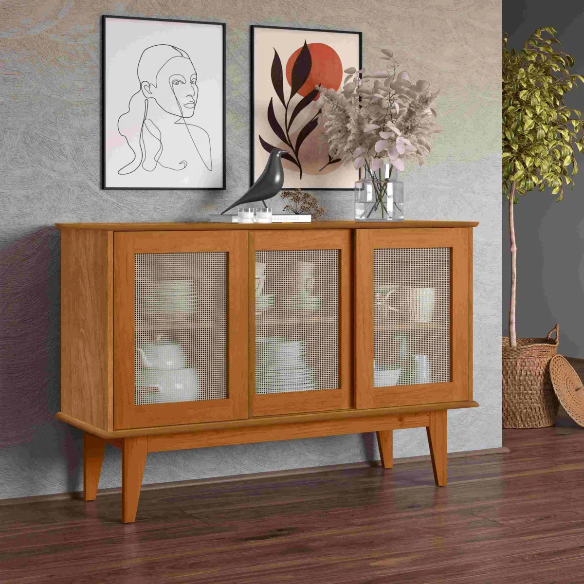 Buffet Detroit 3P Branco.Nature Tebarrot — Nature