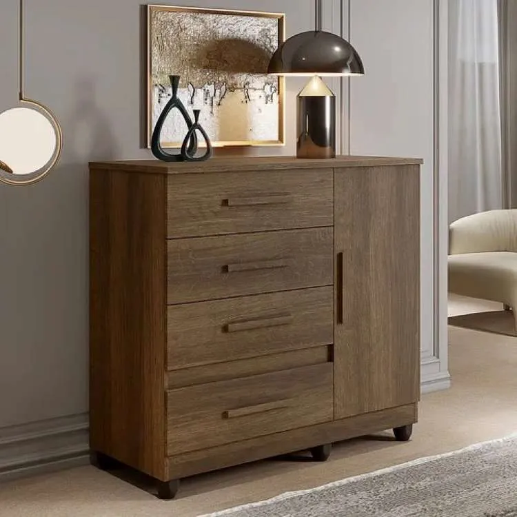 Comoda New Florenca 4G1P Benetil — Imbuia