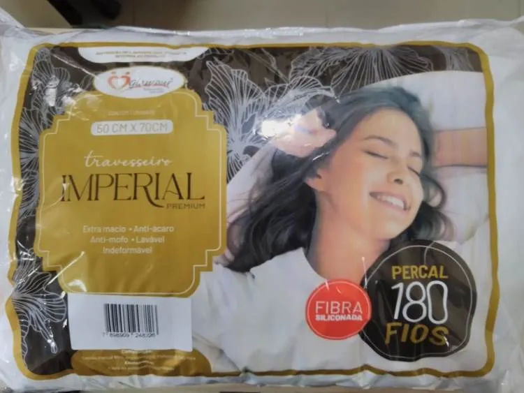 Travesseiro Imperial PVC 50x70 FFT Fabril — Travesseiro Imperial 50x70