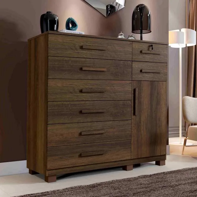 Comoda New Vitoria 8G1P Benetil — Imbuia