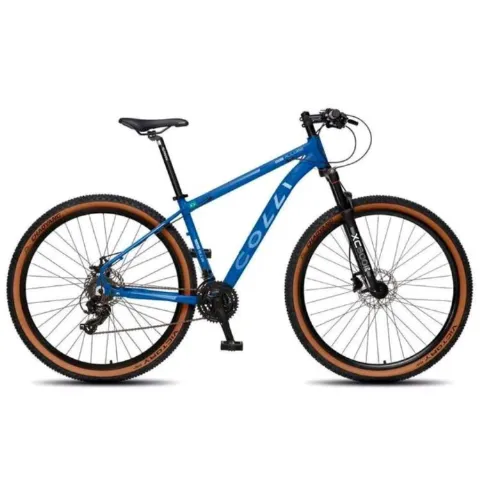 Bicicleta Colli Collina Aro 29 TM 17 Aluminio Cambio Tras Shimano 21V Azul Metalico Cod 672.06D EM Colli