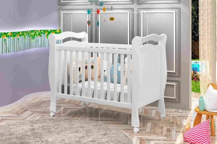 Berco Mini Cama Alvin J&A Moveis — Branco